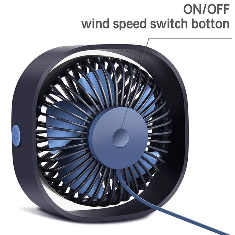 Ultra-Quiet Rotatable Mini USB Fan