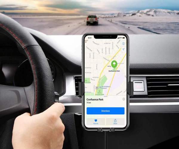 Air Vent Mount Qi Car Wireless Charger