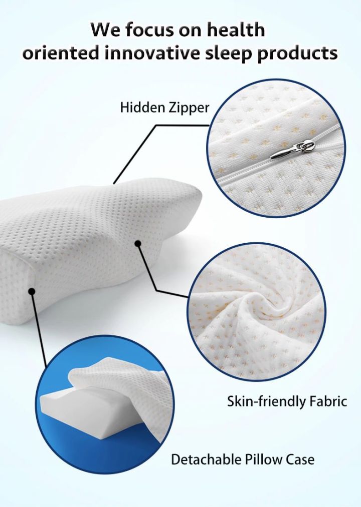 Memory foam bedding pillow