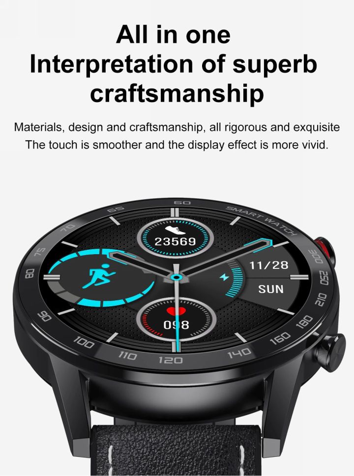 Men's Smart Watch Bluetooth Answer Call Sports Business Smartwatch For Android iOS Phones