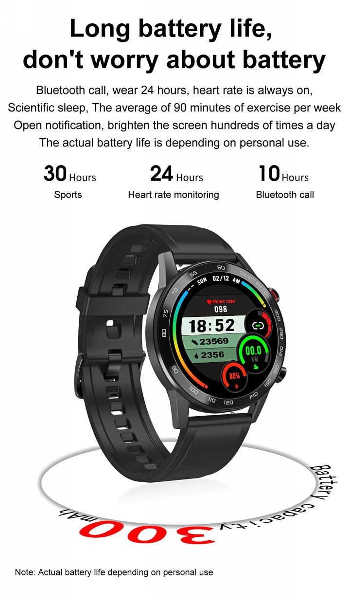 Men's Smart Watch Bluetooth Answer Call Sports Business Smartwatch For Android iOS Phones