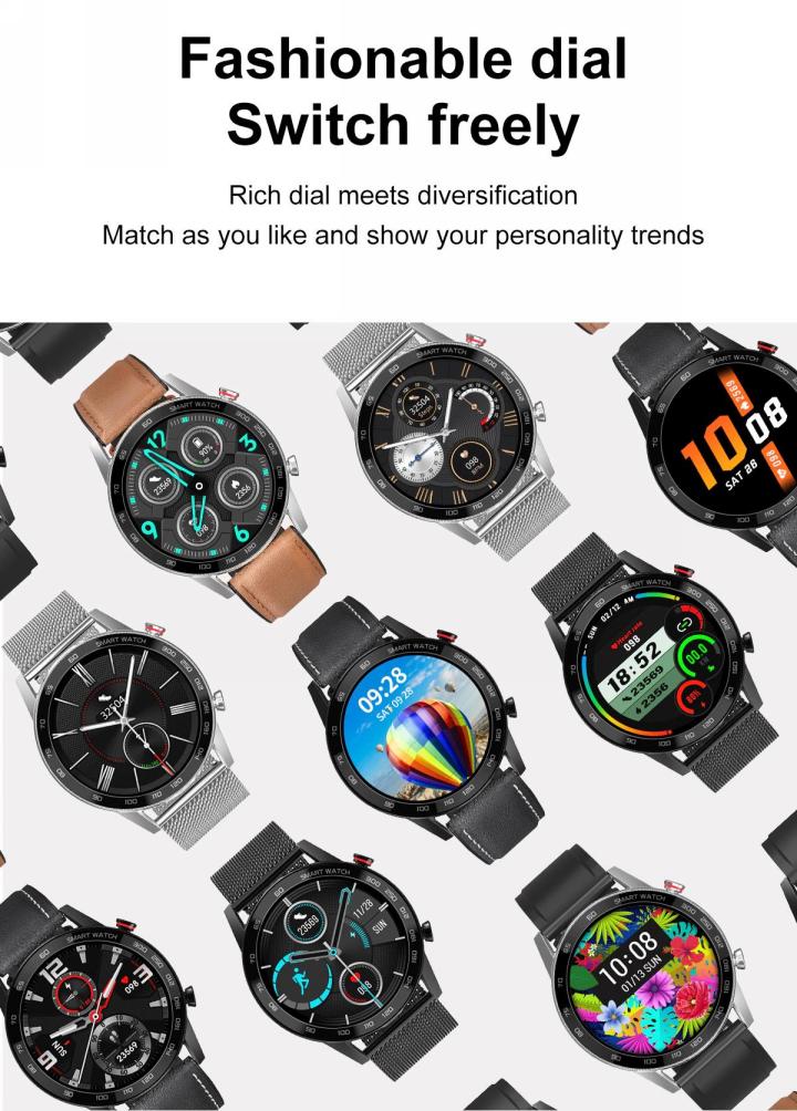 Men's Smart Watch Bluetooth Answer Call Sports Business Smartwatch For Android iOS Phones