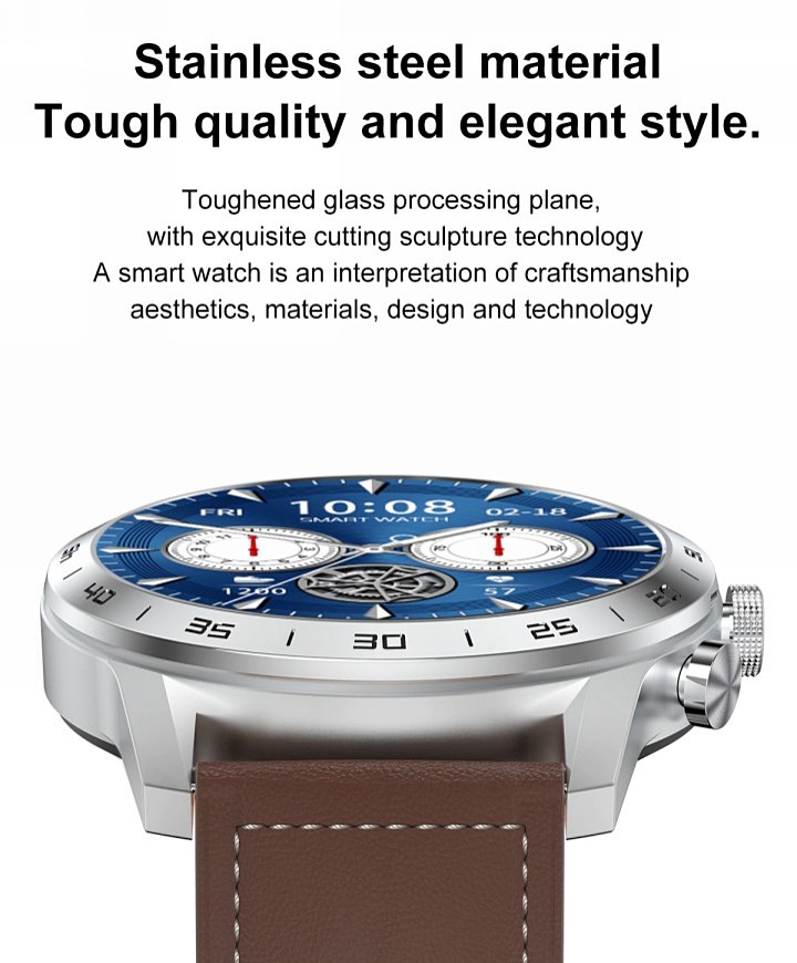 Men Smartwatch Bluetooth Call Rotary Button