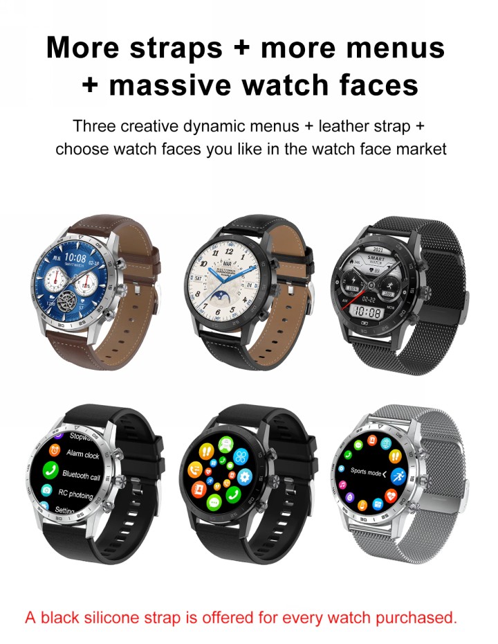 Men Smartwatch Bluetooth Call Rotary Button