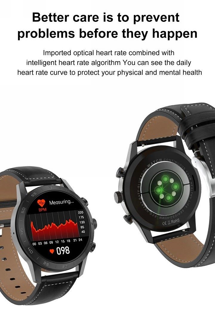 Men Smartwatch Bluetooth Call Rotary Button