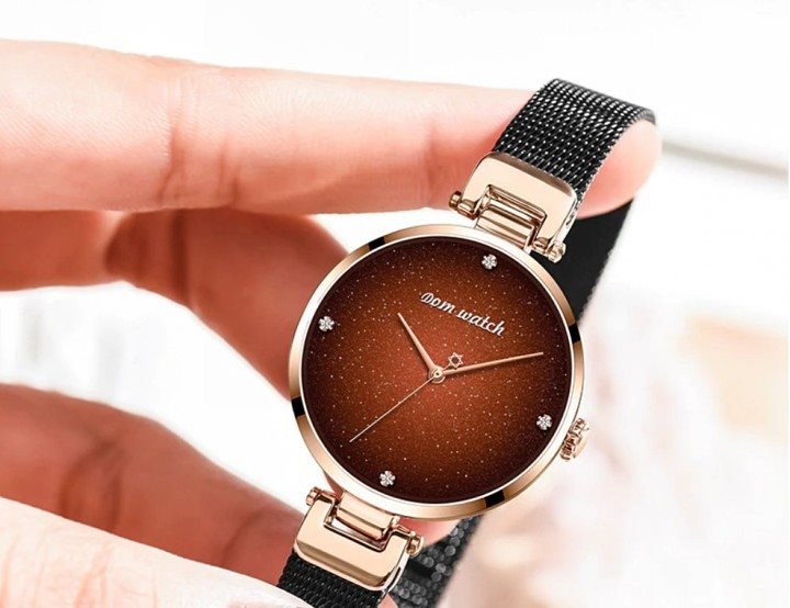 Women's Watches Green Black Top Luxury Fashion Female Quartz Wrist Watch Waterproof Watches For Women