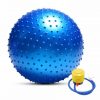 Yoga Ball Pilates Exercises Ball Massage Ball Anti-burst Fitness Ball 55 65 75 Gift Air Pump